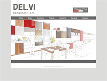 Tablet Screenshot of delvisrl.it